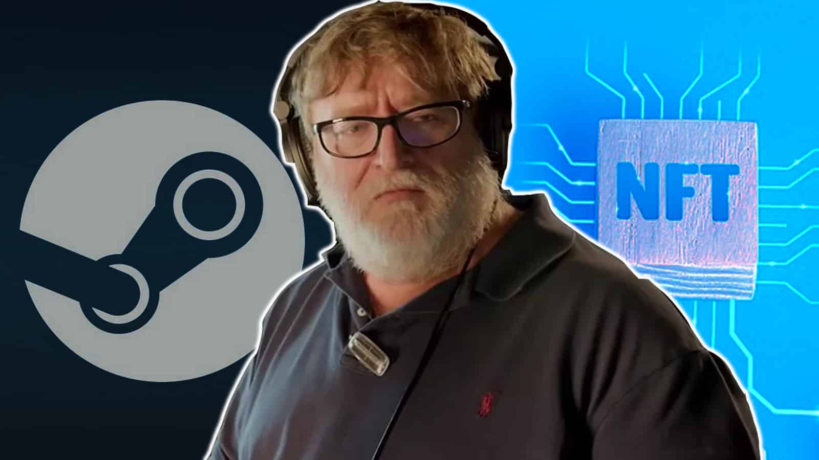 An image of gabe newell of steam