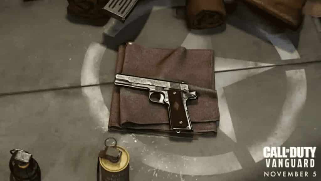 The 1911 pistol in Vanguard