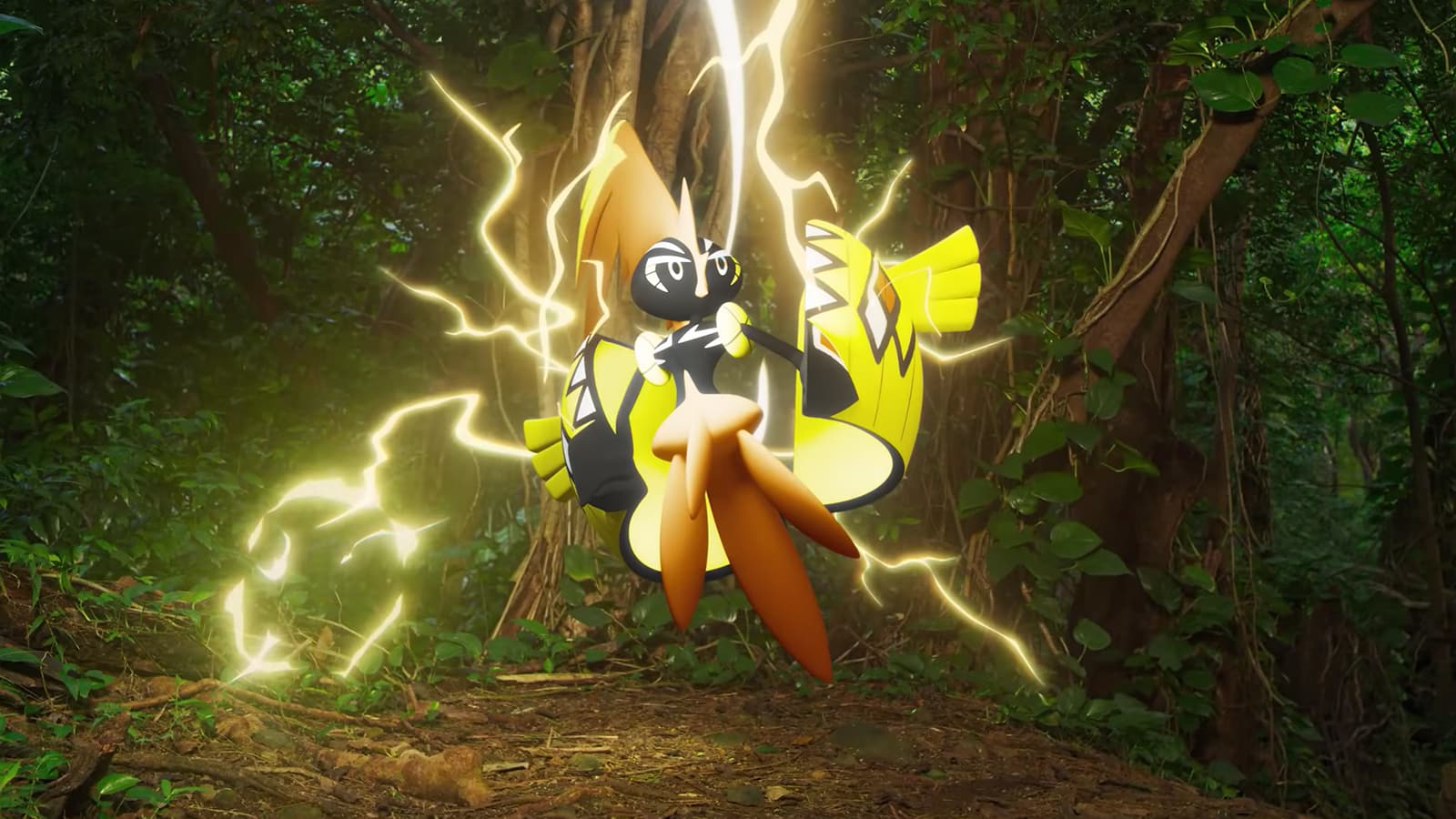 Tapu Koko appearing in Pokemon Go with its best moveset