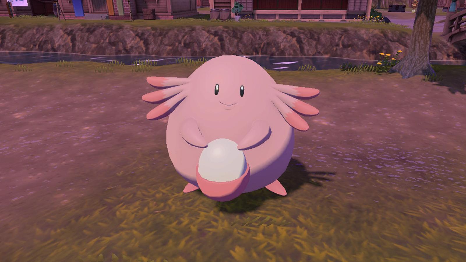 Chansey evolved from Happiny in Pokemon Legends Arceus