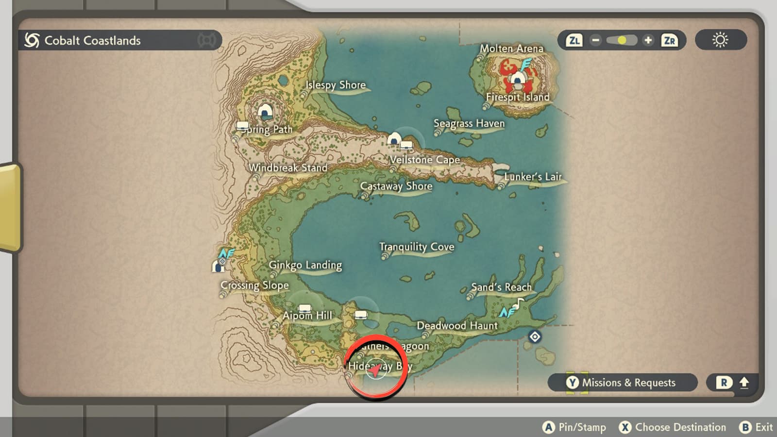 Happiny location on the Pokemon Legends Arceus map
