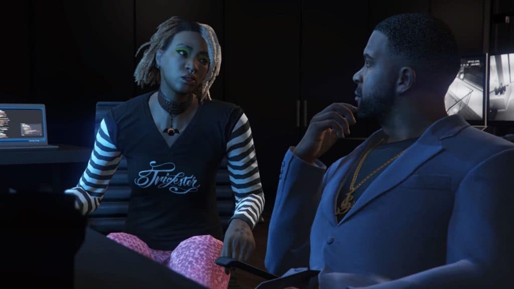 Imani and Franklin in GTA Online