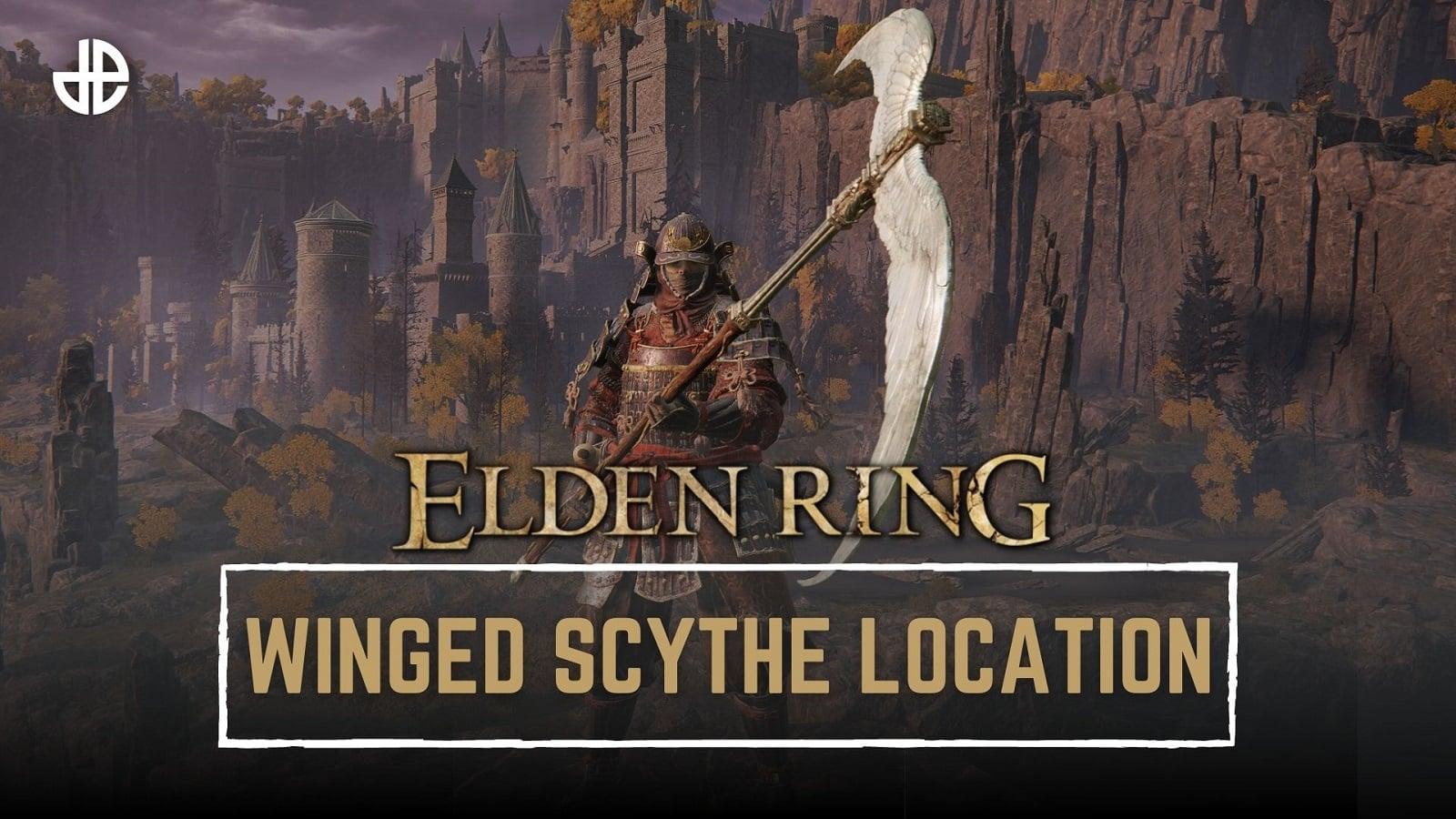 Elden Ring Samurai with Winged Scythe