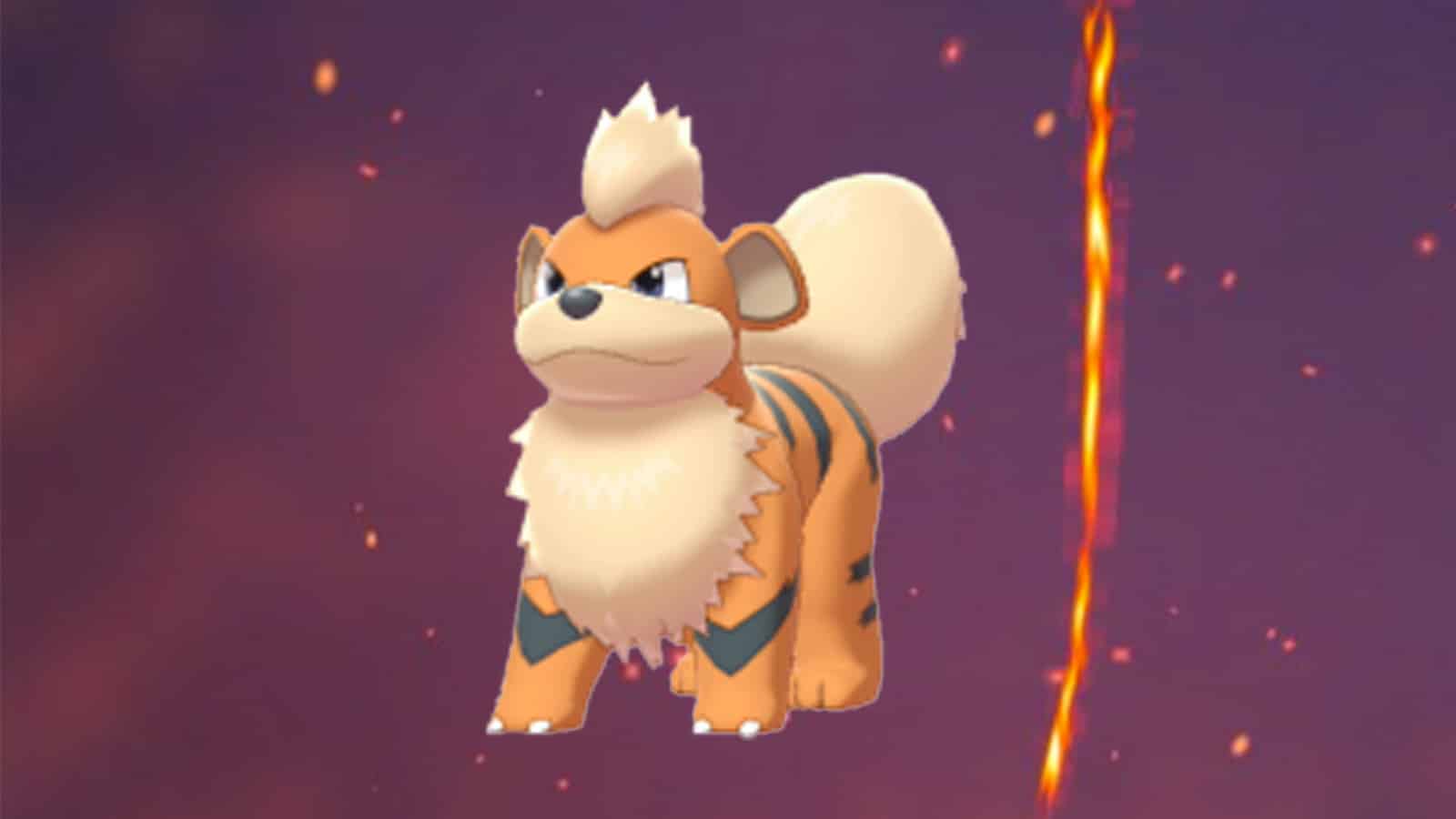 Growlithe appearing in Pokemon Go