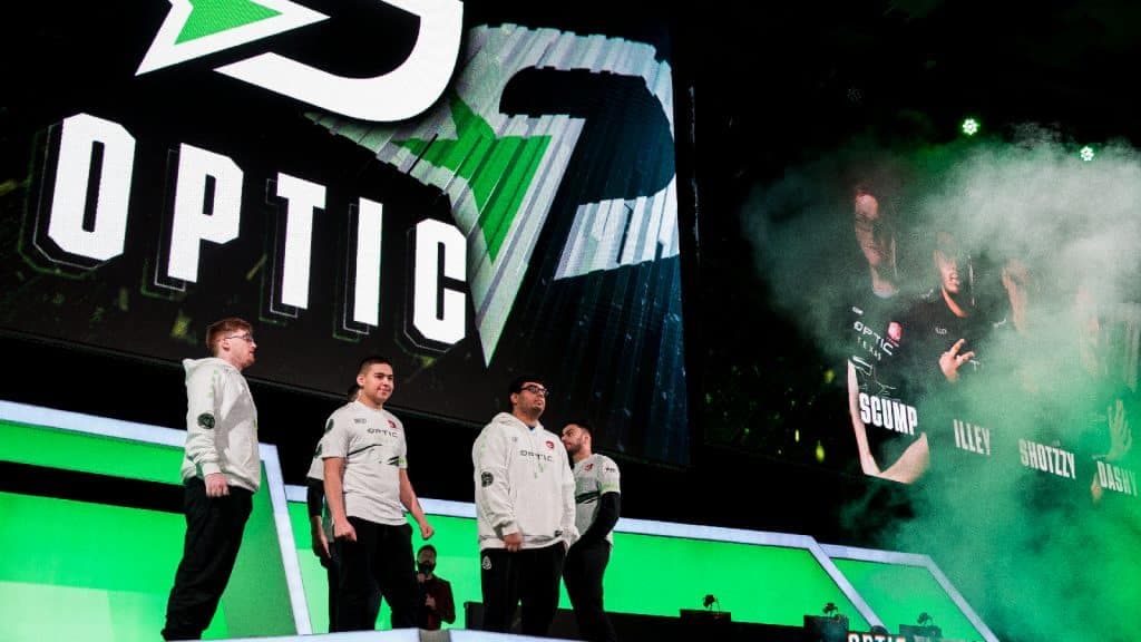 OpTic Texas on stage at CDL Major 1