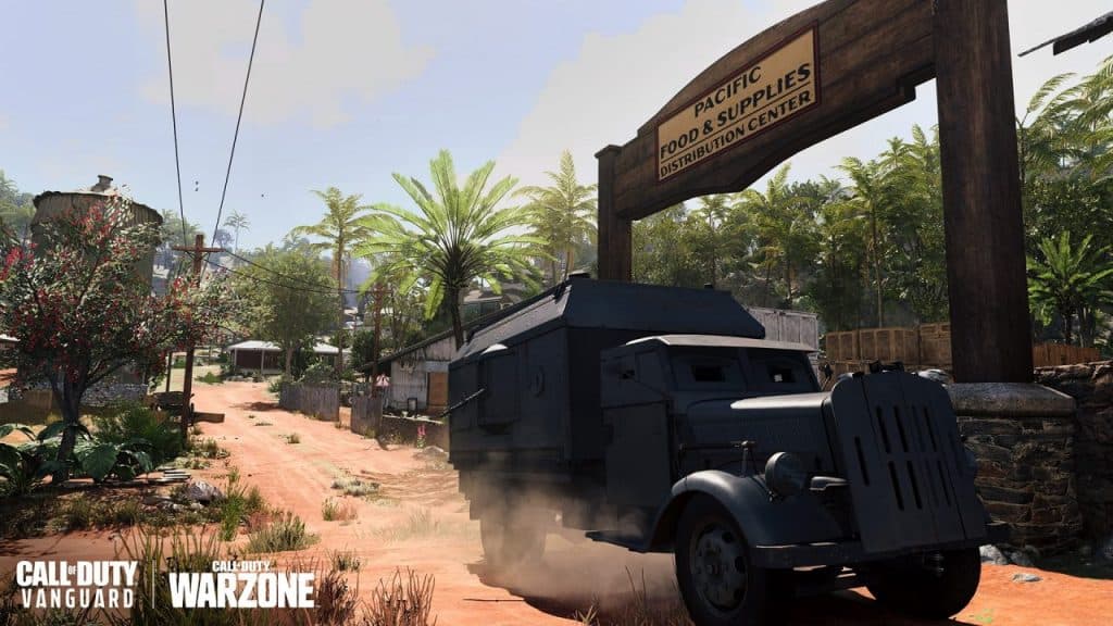 warzone armored convoy truck