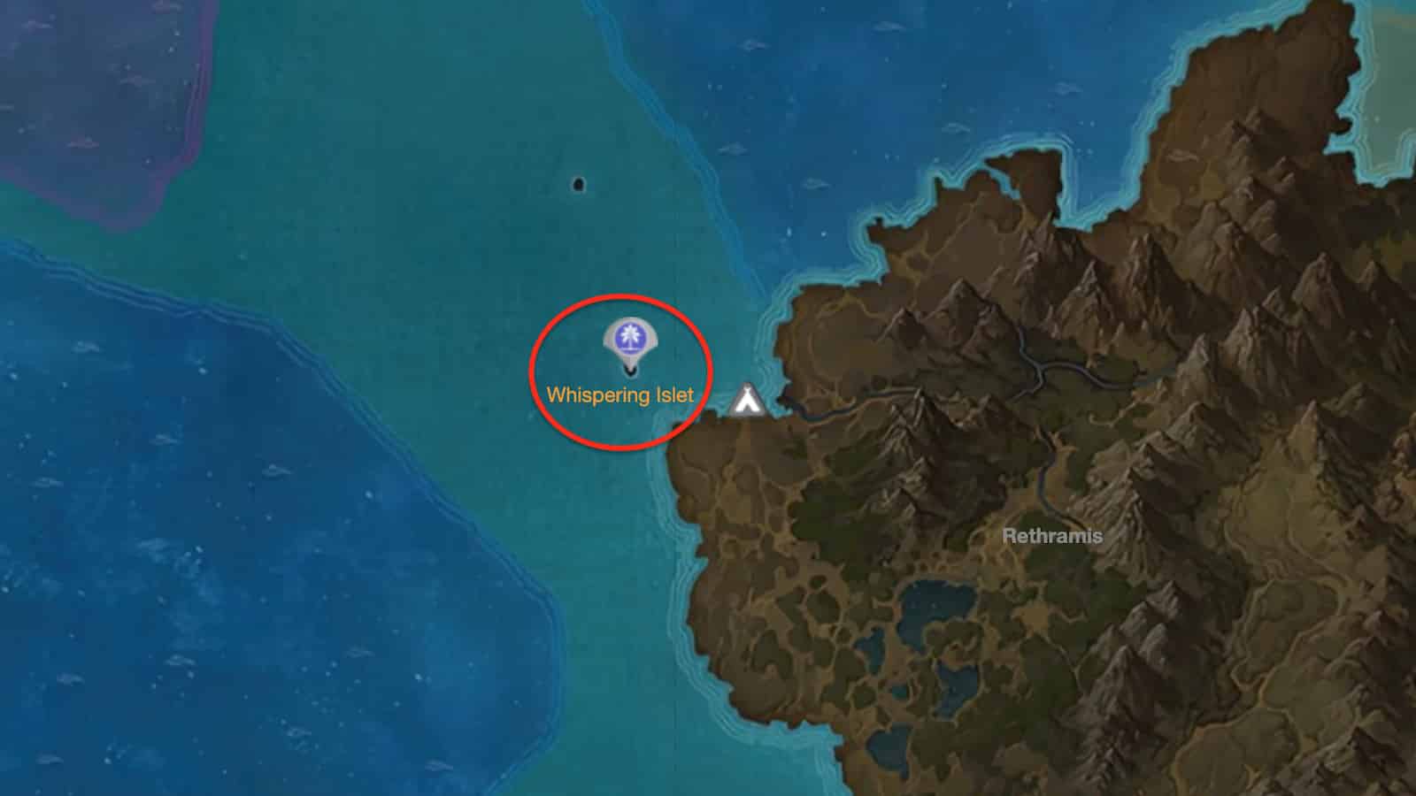 lost ark whispering islet location