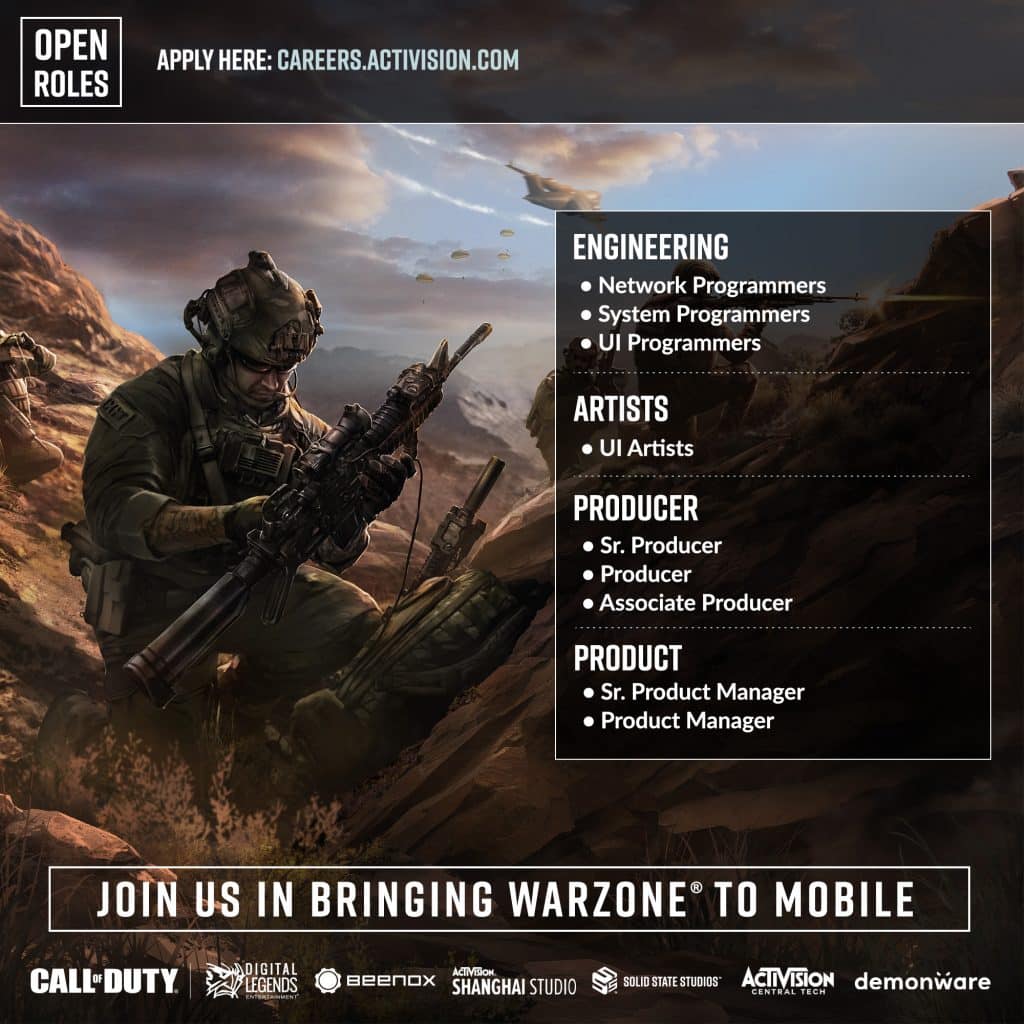 warzone mobile careers