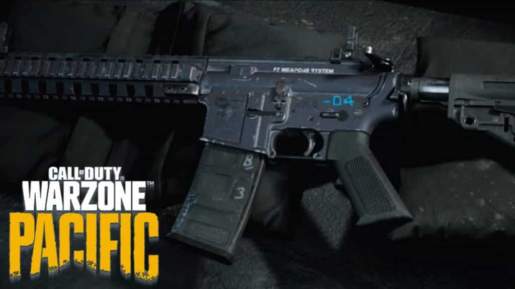 M4A1 in Gunsmith with WZ Pacific logo