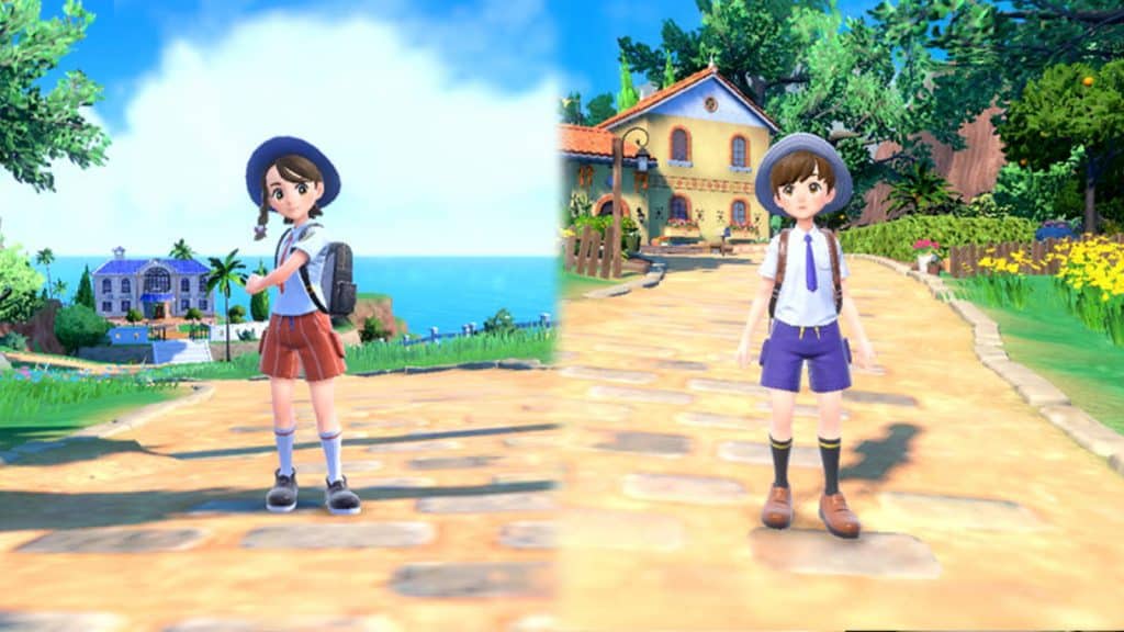 An image of Pokemon Gen 9 protagonists.
