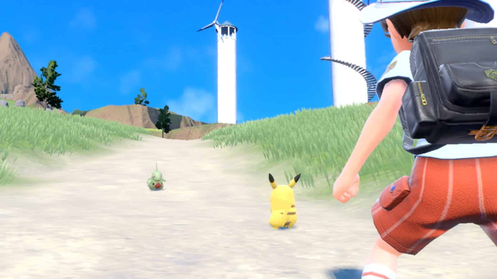 Pokemon Scarlet & Violet battle screenshot.