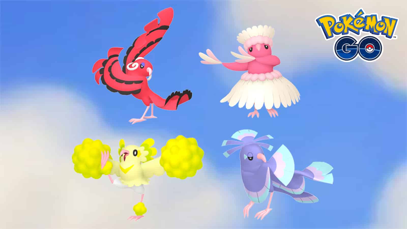 All Oricorio styles in Pokemon Go