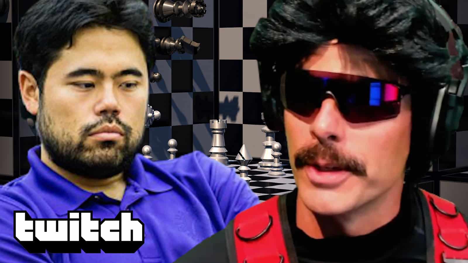 GMHikaru watches dr disrespect play chess on twitch