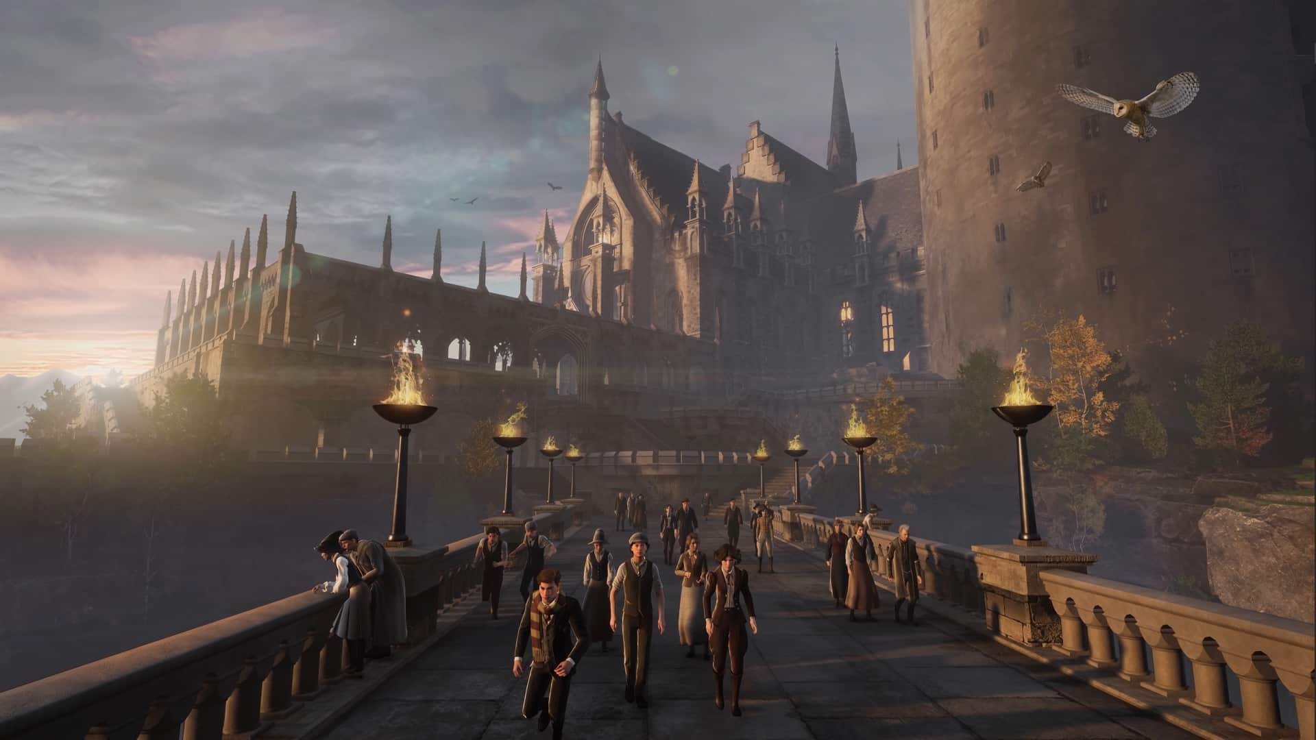 hogwarts legacy castle gameplay
