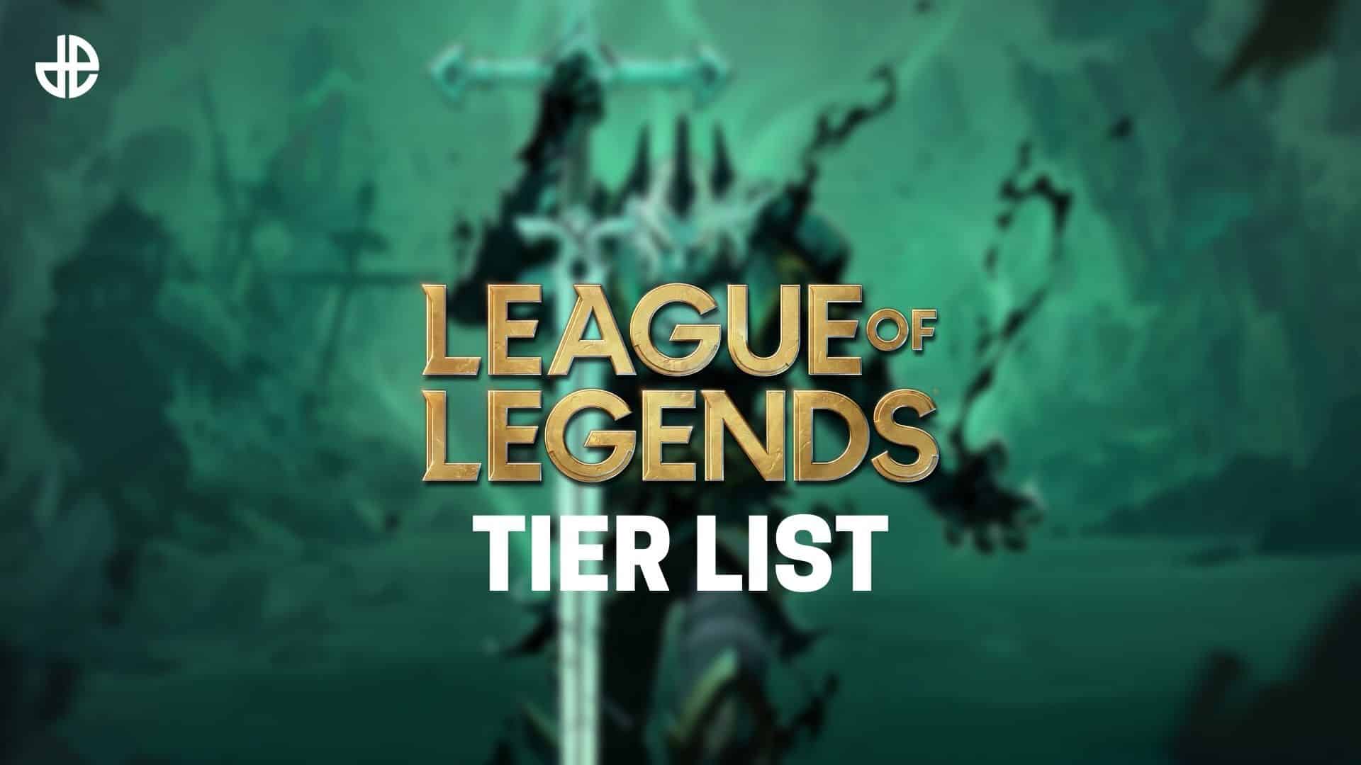 cover art for league of legends tier list