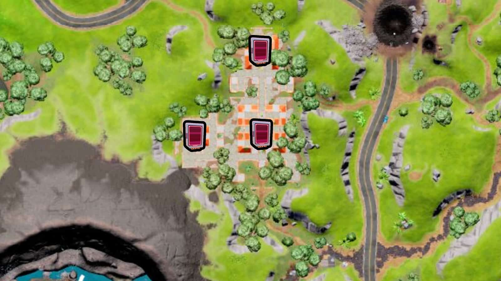 Omni Chip locations at The Temple