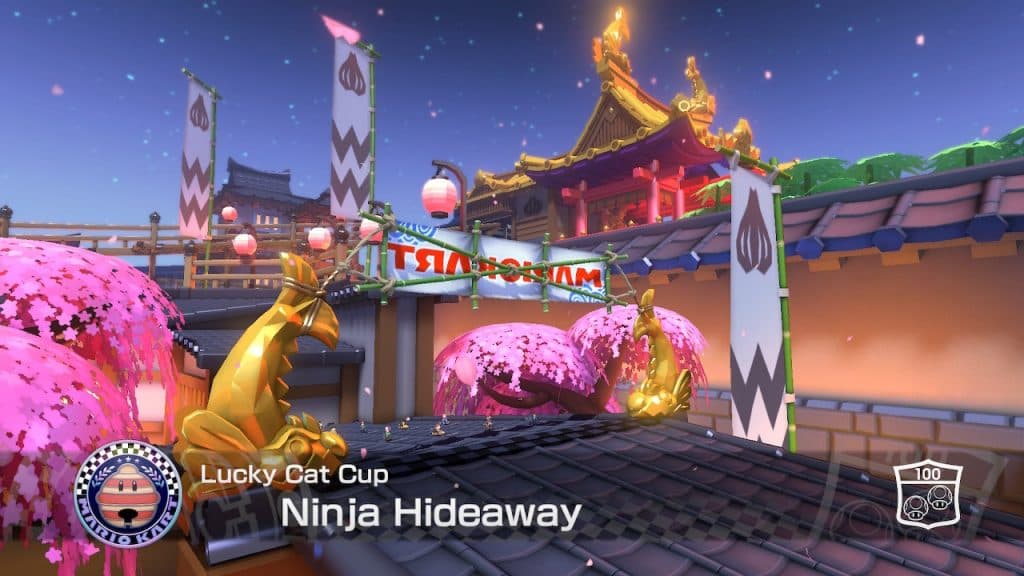 Mario Kart DLC Ninja Hideaway track