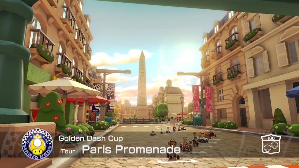 Mario Kart DLC Paris Promenade track