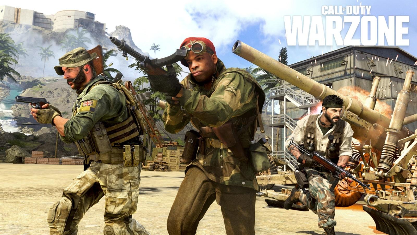 cover art for call of duty warzone