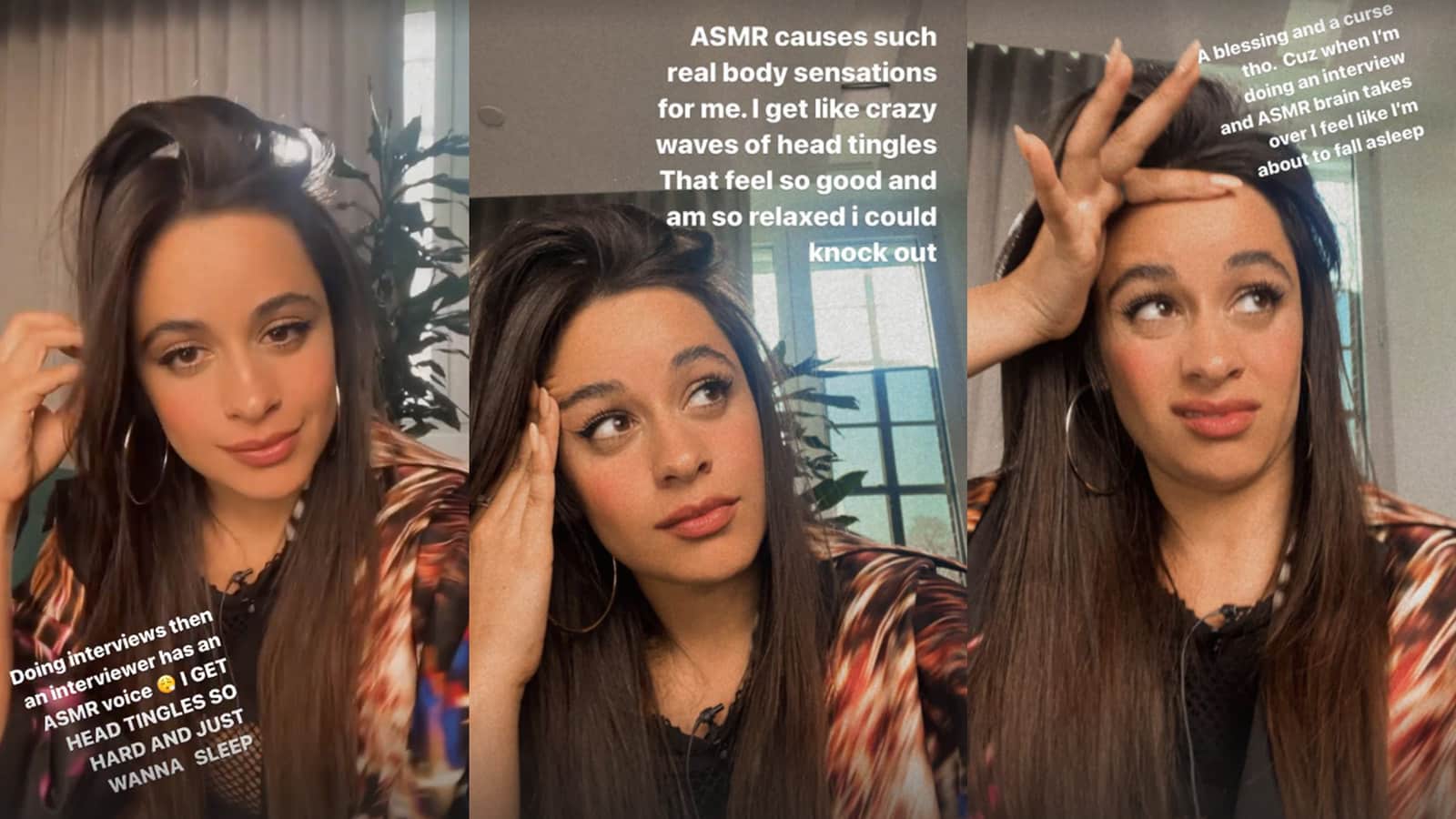 Camila Cabello explains how asmr affects her singing career