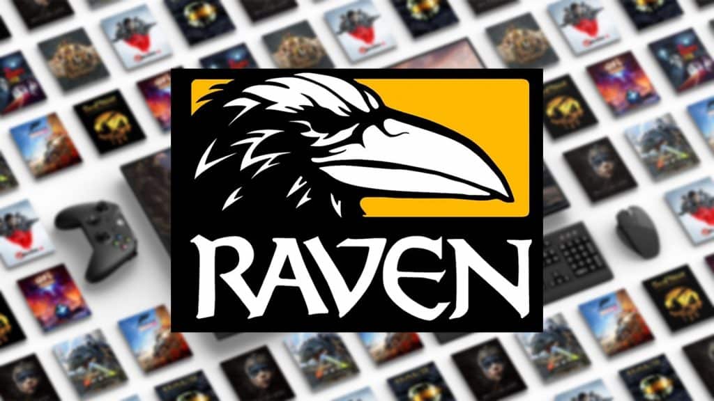 Raven Software logo in front of Xbox games
