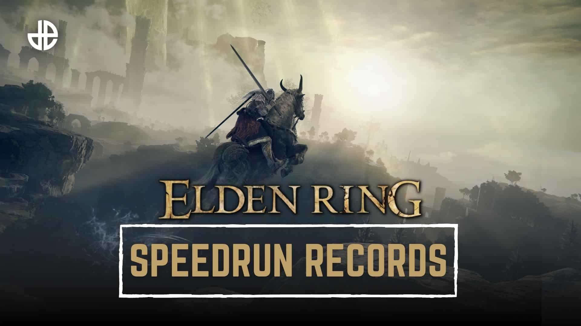 Elden Ring speedrun record graphic