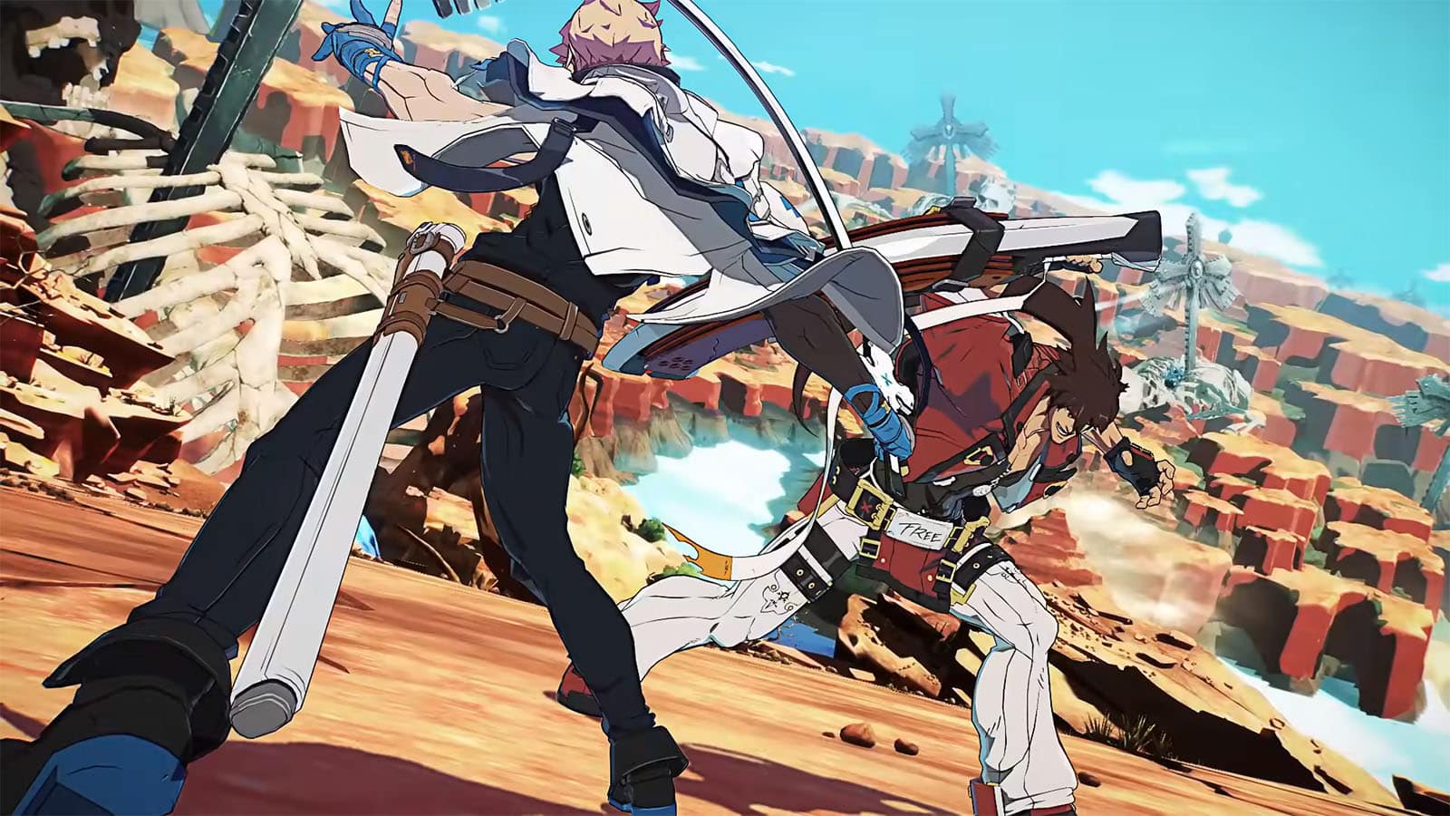 My and Sol in Guilty Gear Strive