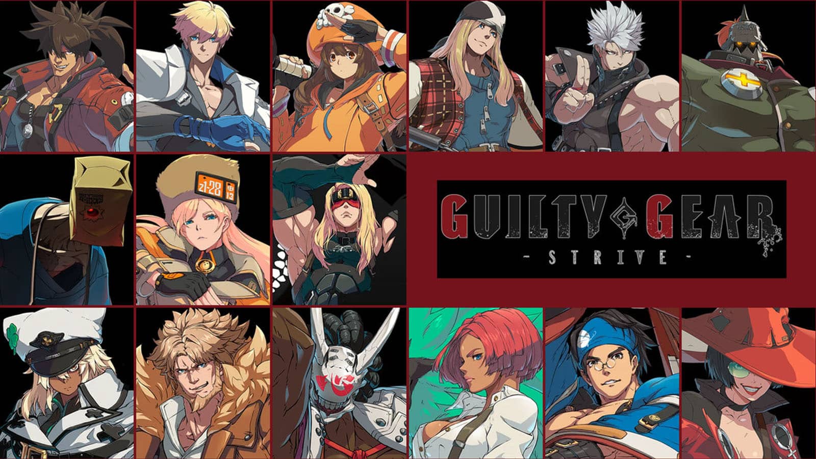 All the characters in Guilty Gear Strive 