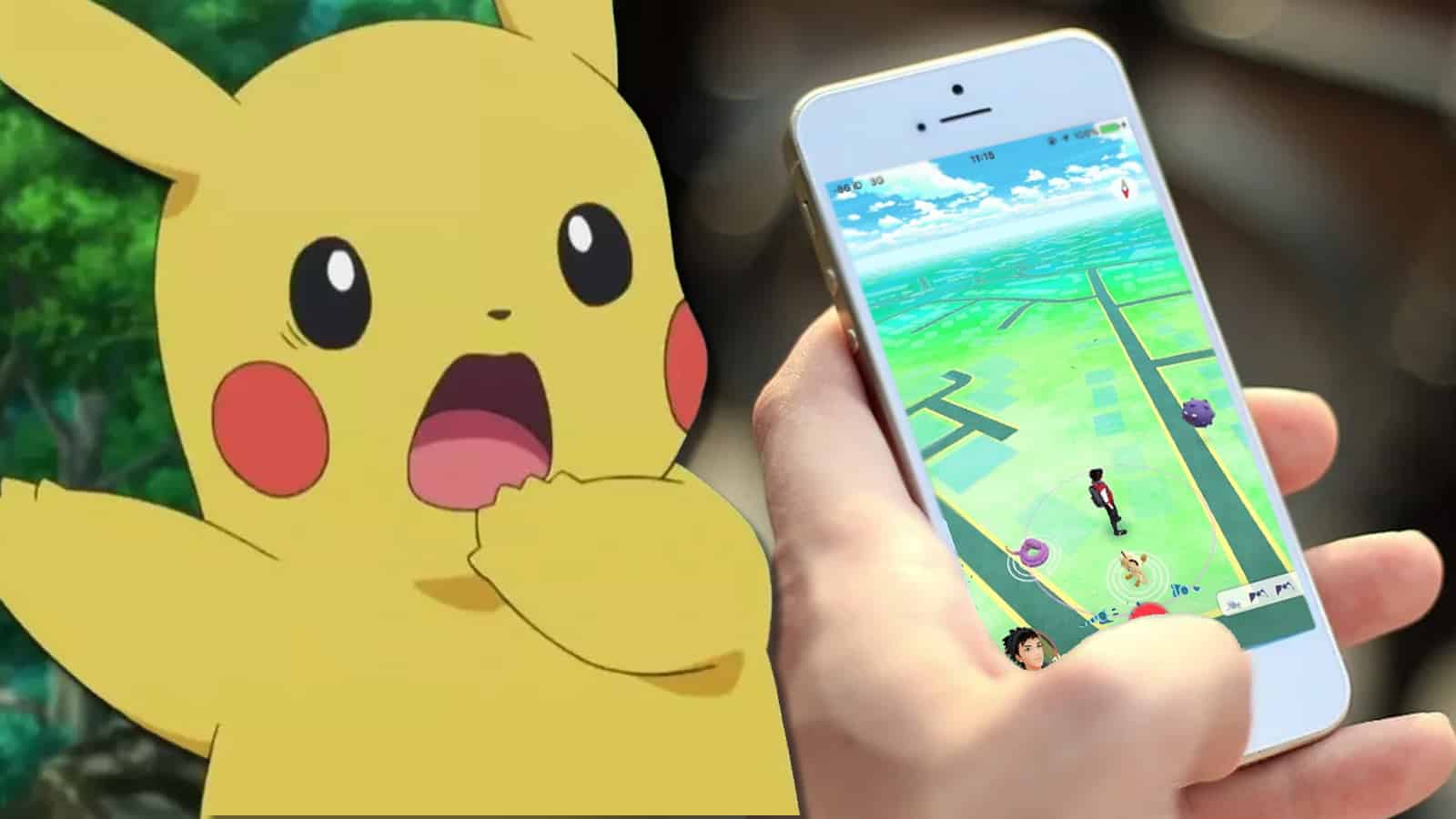 Pokemon Go trainer has been playing so much it burnt iPhone screen
