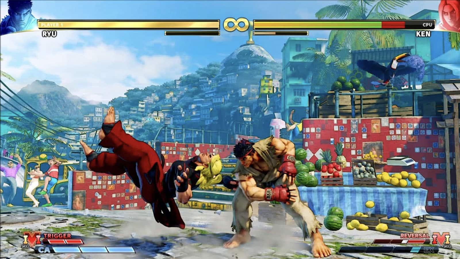Ryu and Ken in Street Fighter 5 