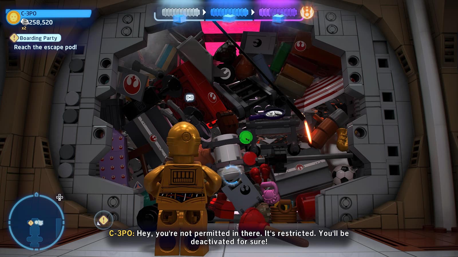 C-3PO in LEGO Star Wars: The Skywalker Saga