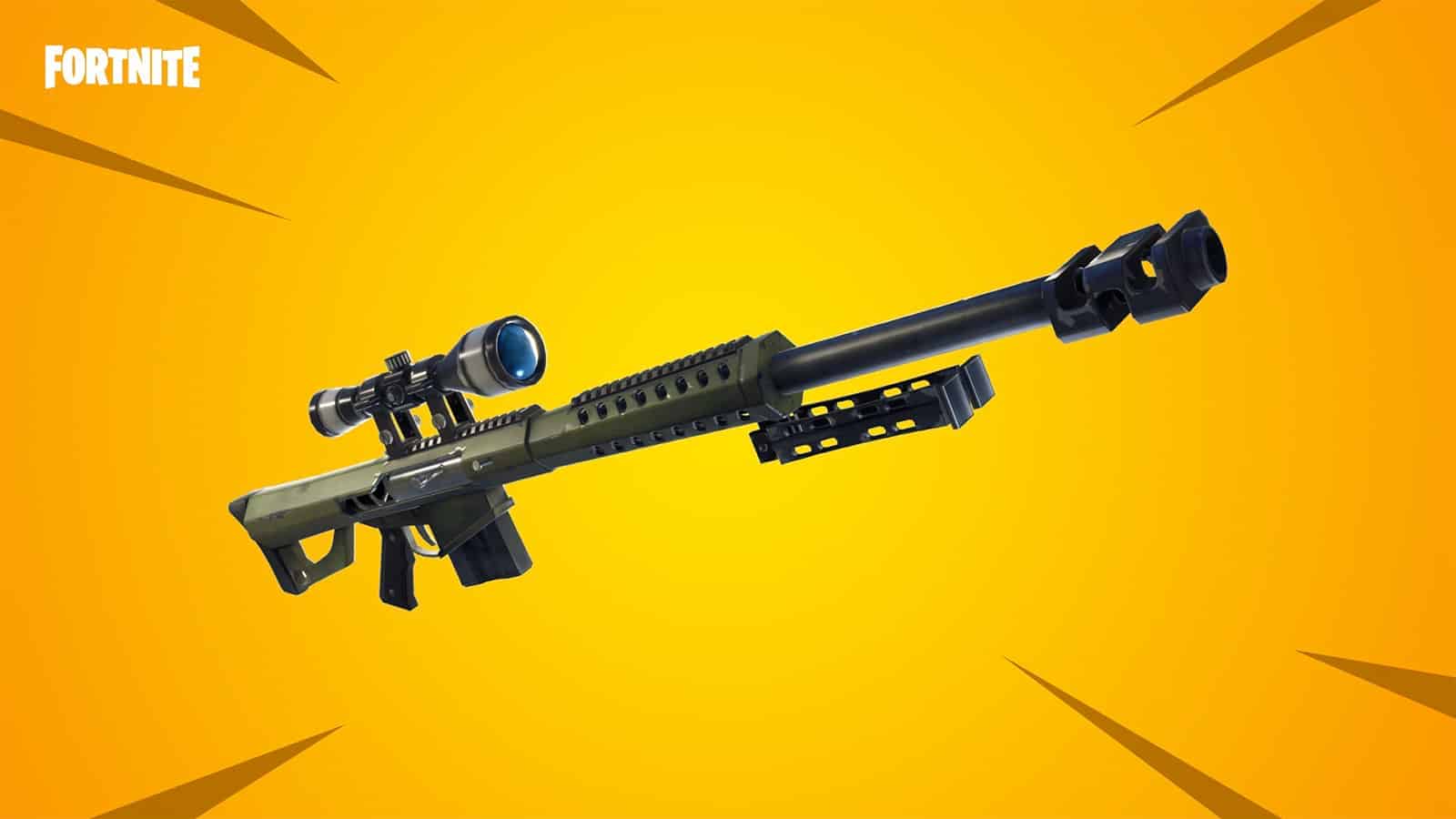 The Heavy Sniper Rifle in Fortnite 20.10 update