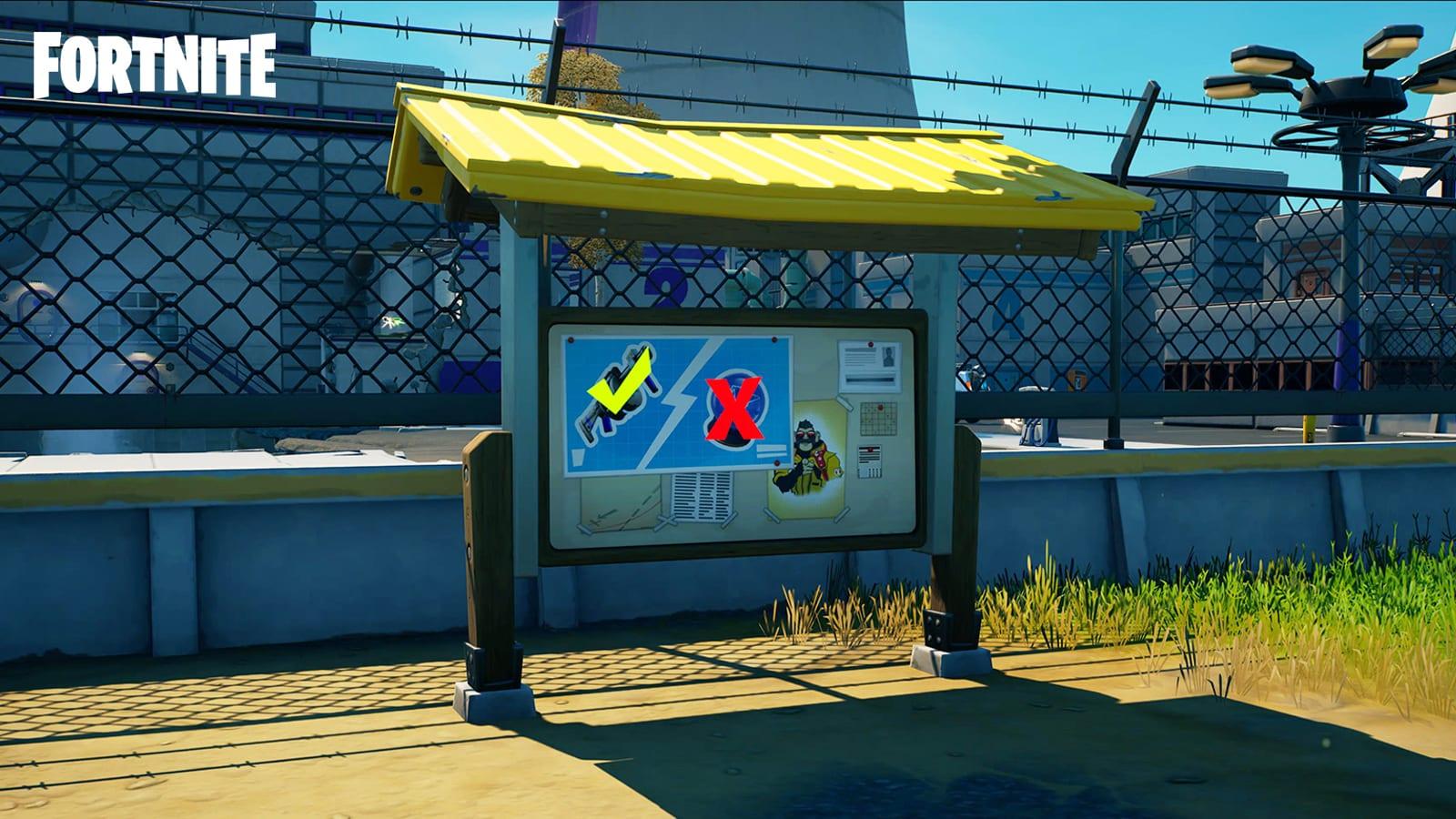 A Funding Station in Fortnite