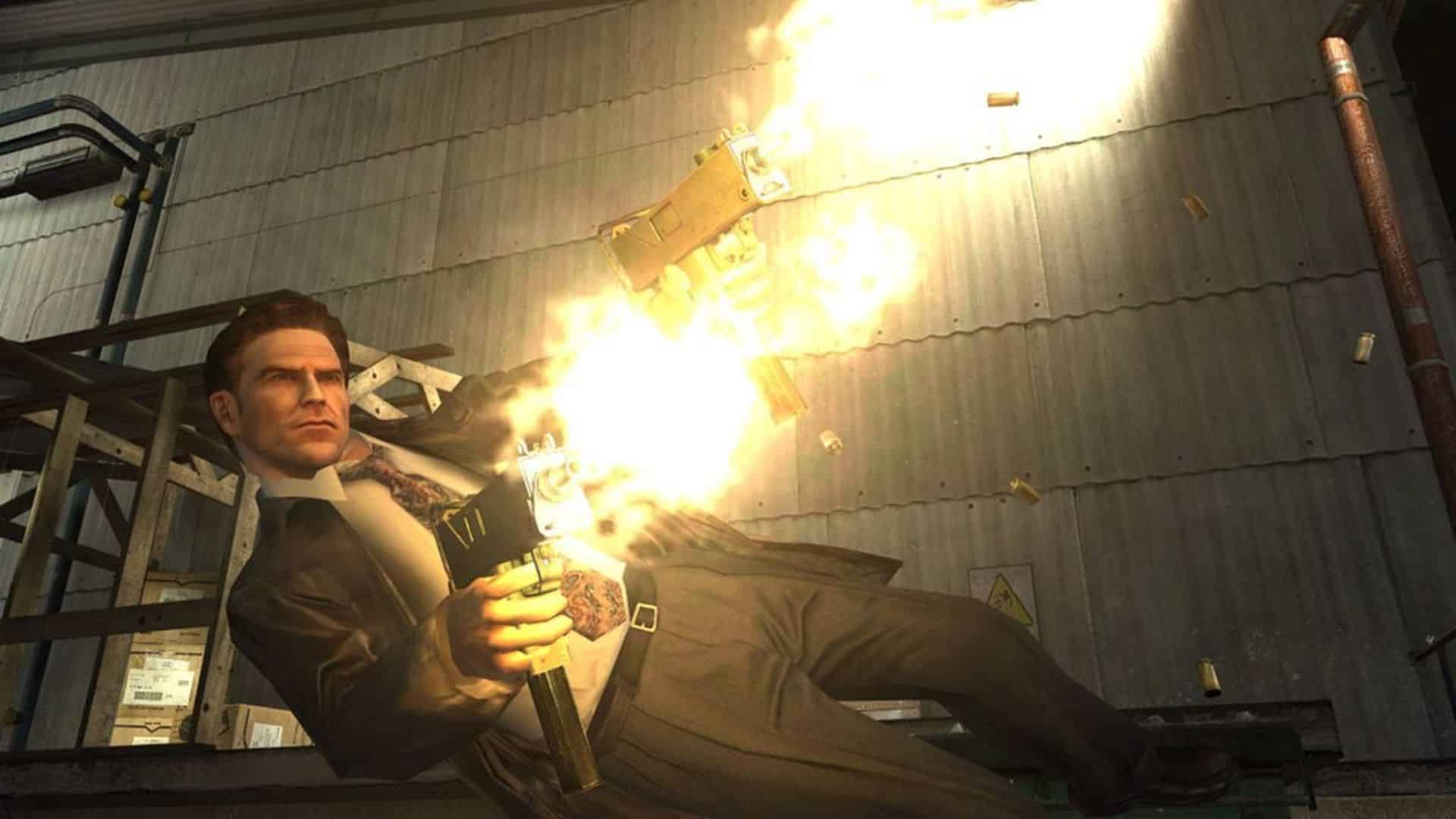 max payne diving to the floor whilst firing guns