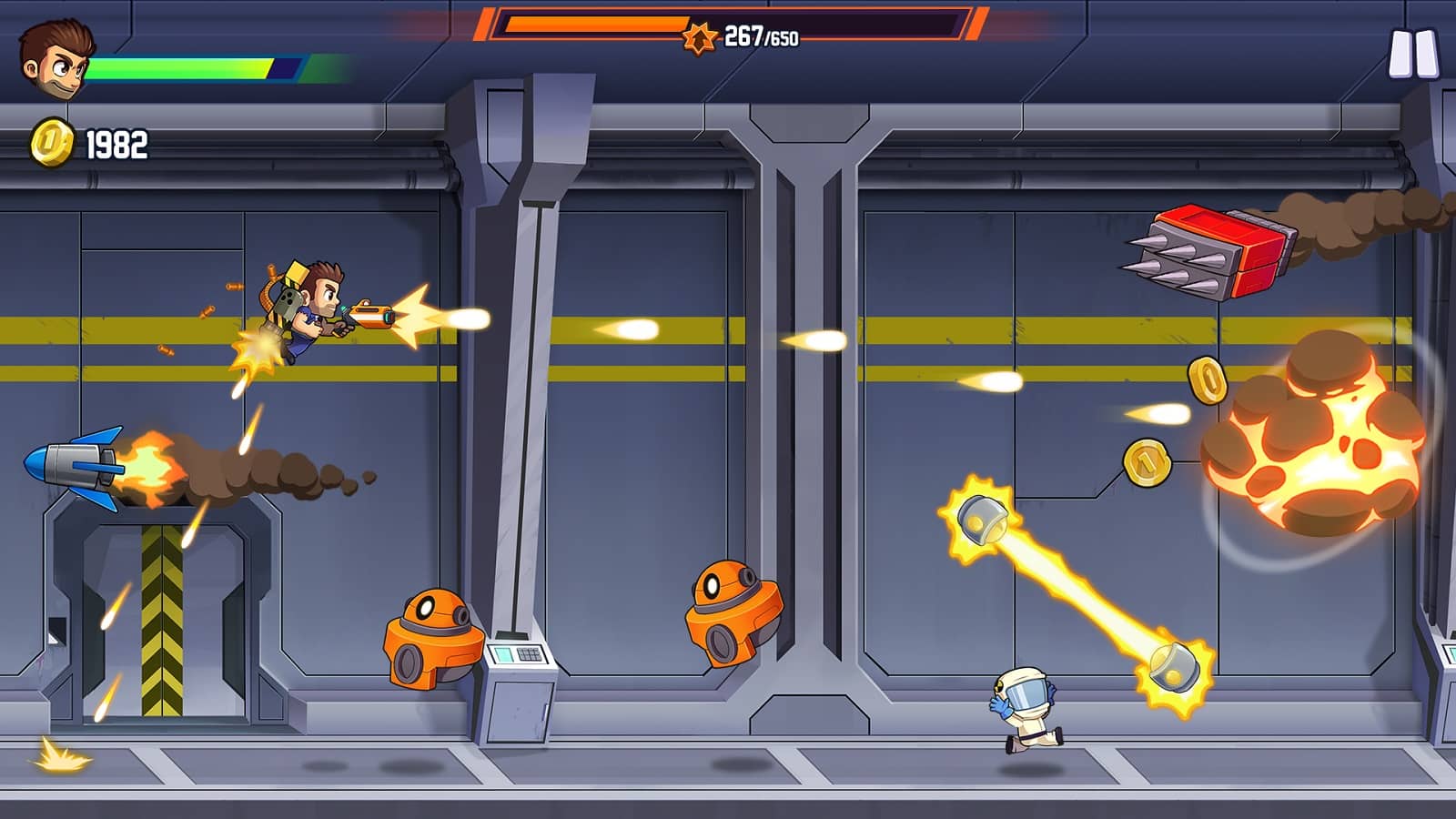 in-game screenshot from jetpack joyride 2