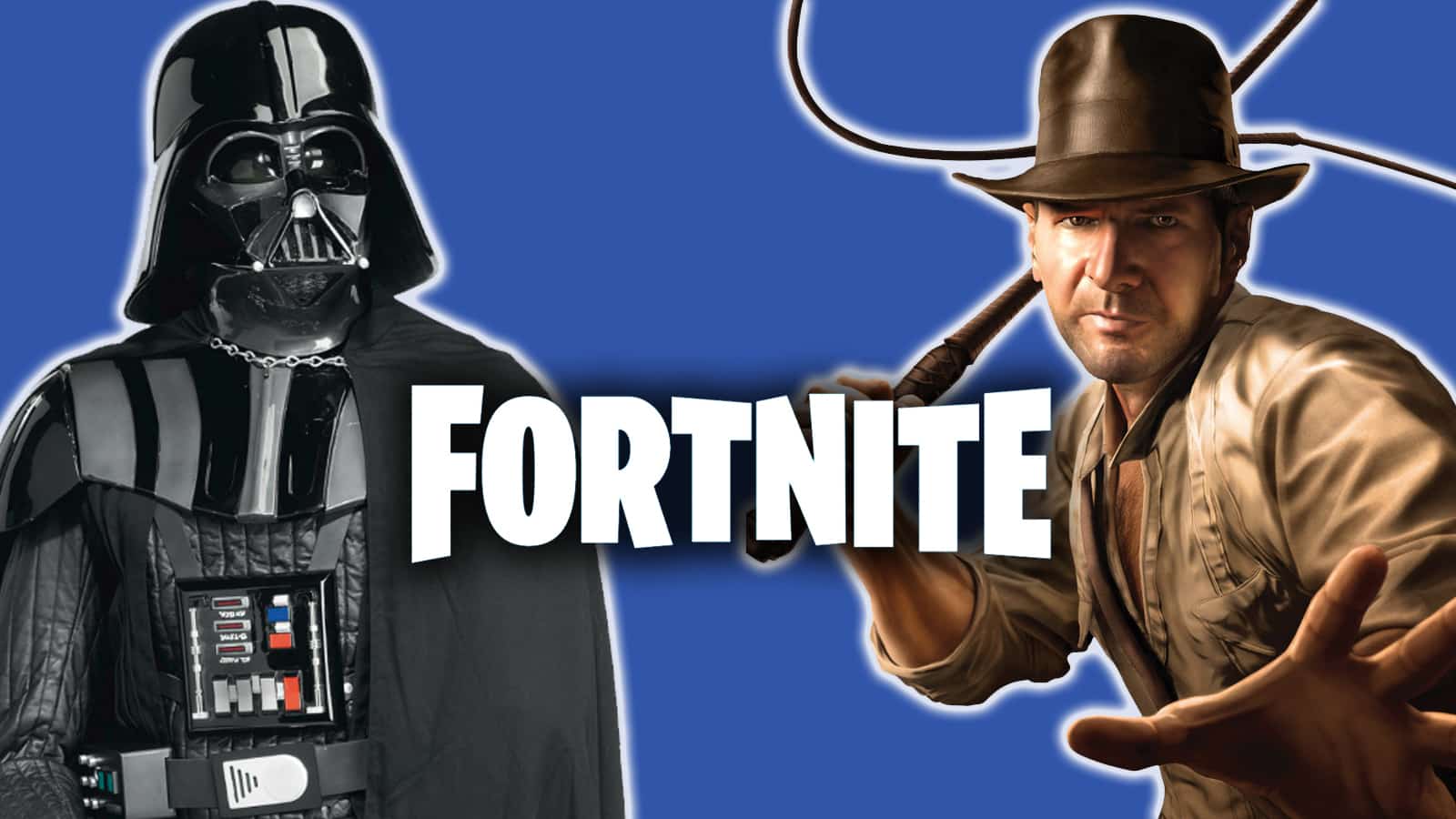 an image of indiana jones and darth vader in fortnite