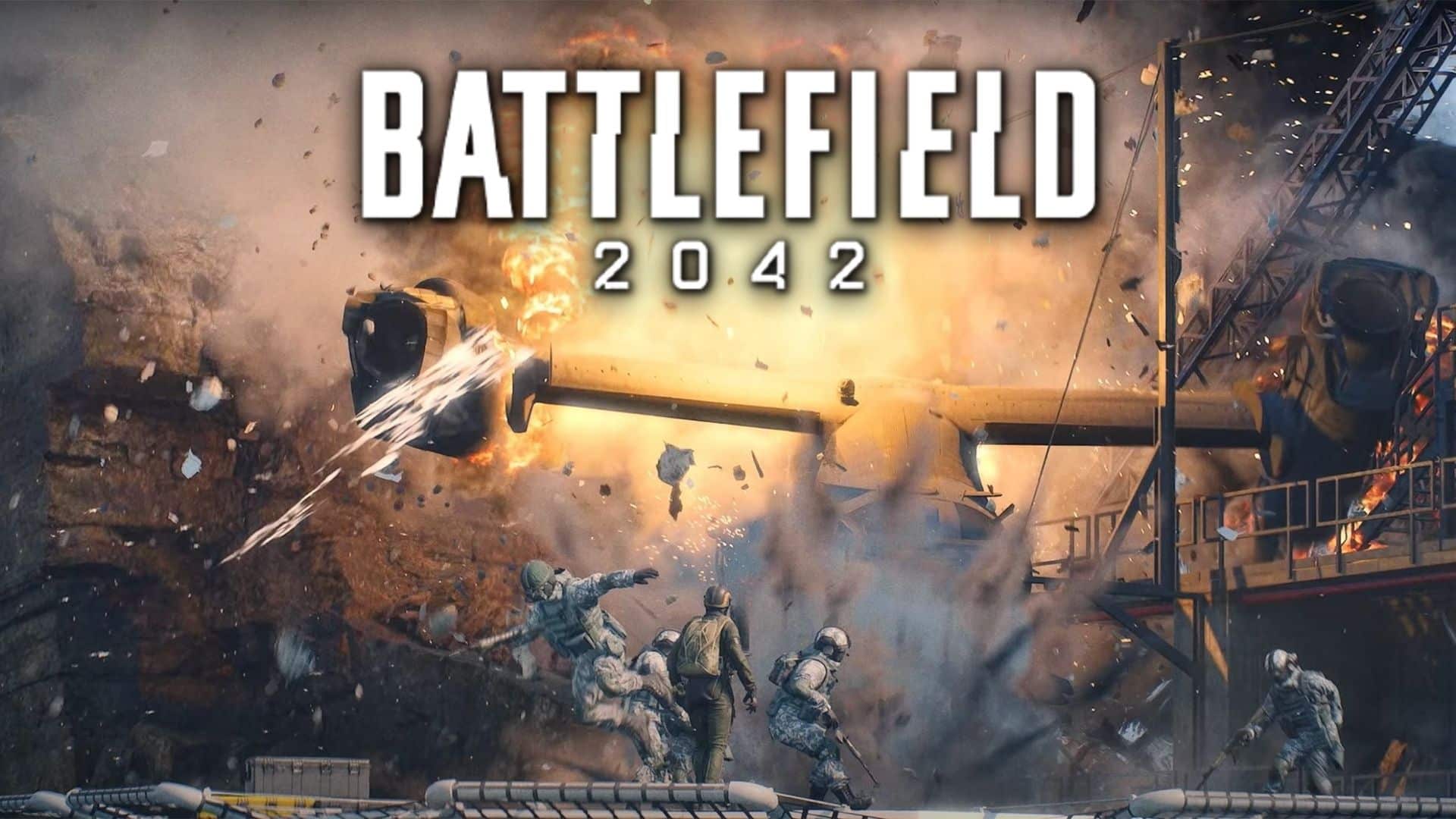 bf 2042 helicopter flying through destruction