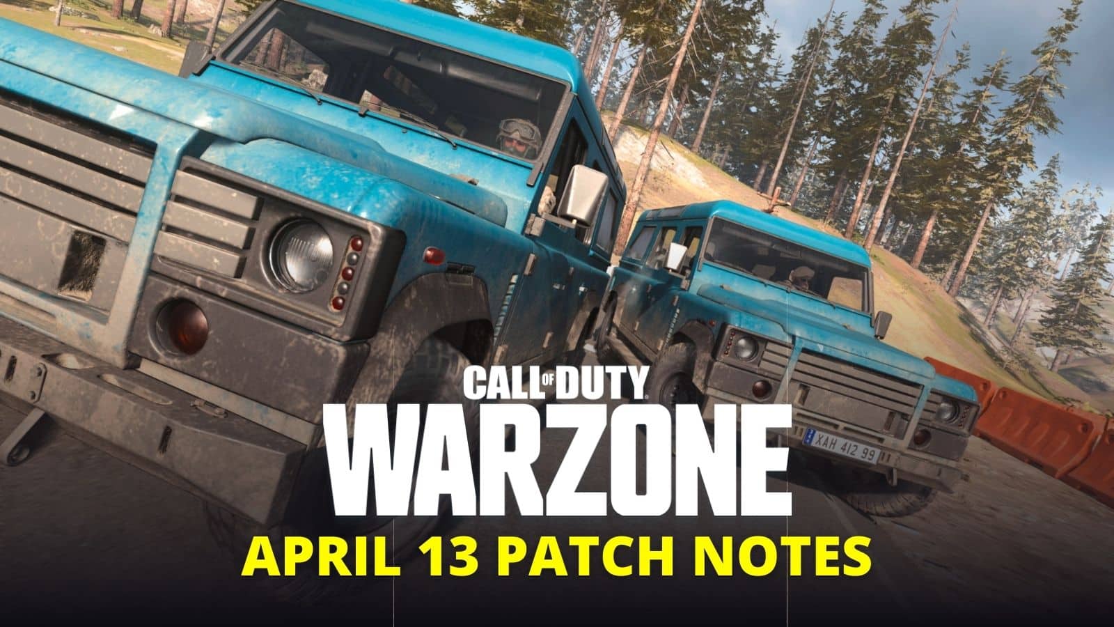 warzone april 13 update with vehicles
