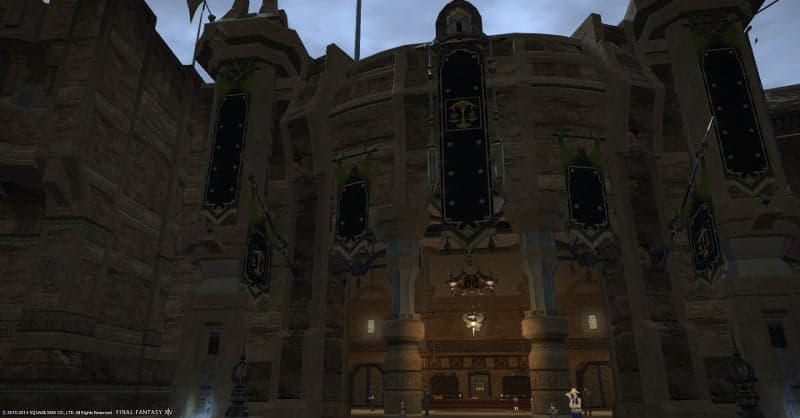 ffxiv final fantasy xiv hall of flames grand company house in ul'dah for the greatest story never told quest