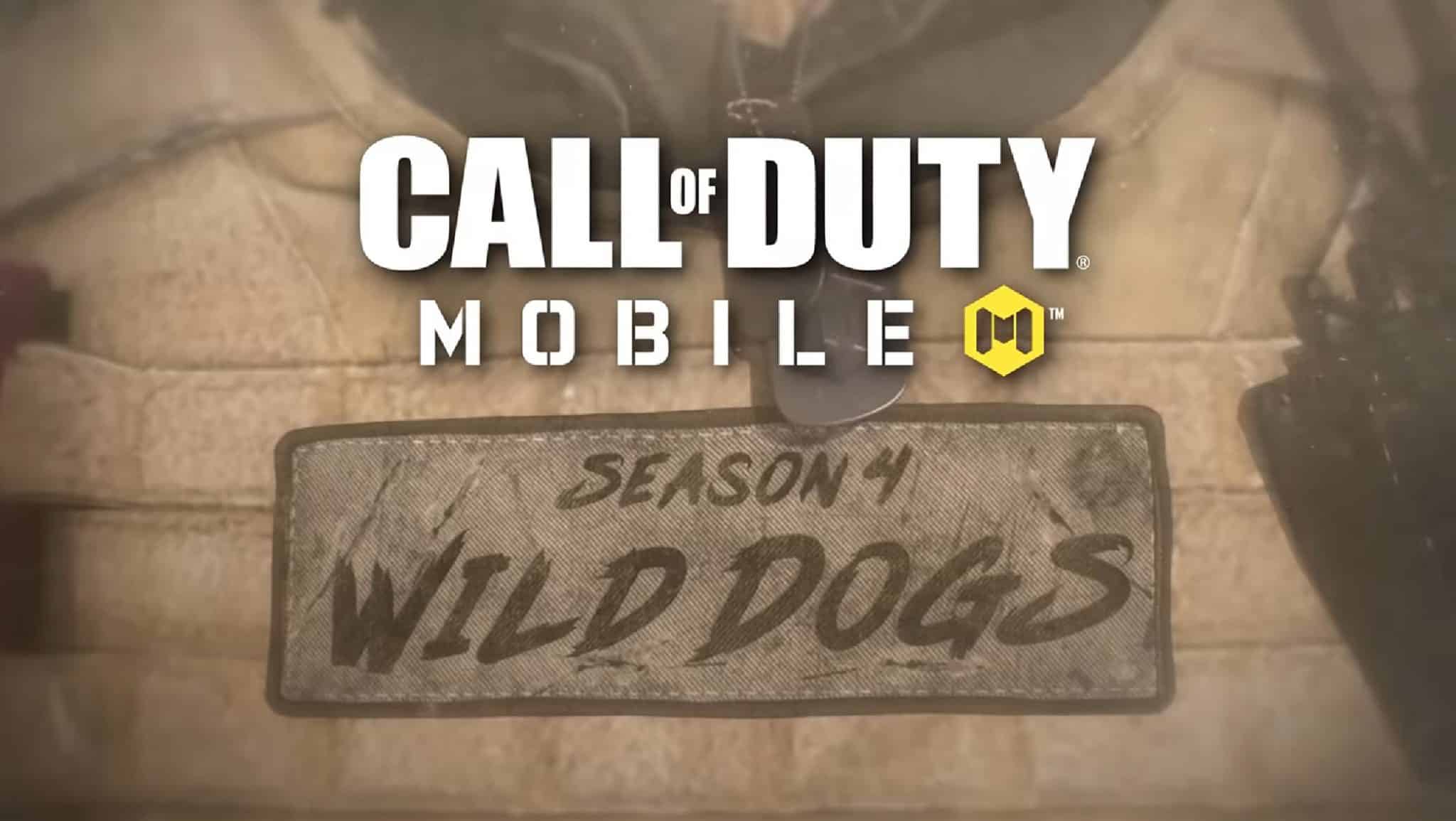 CoD Mobile Season 4 Wild Dogs cover art