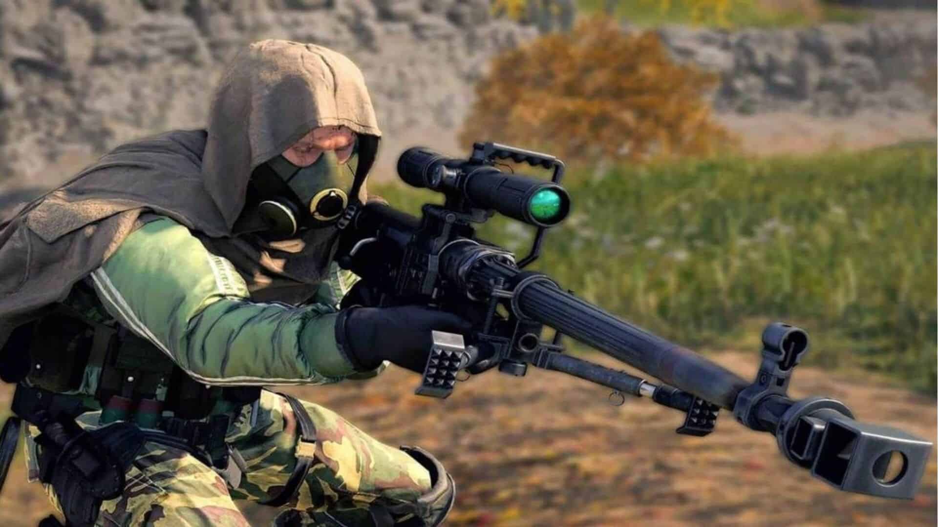 operator using zrg 20mm sniper rifle in cod warzone