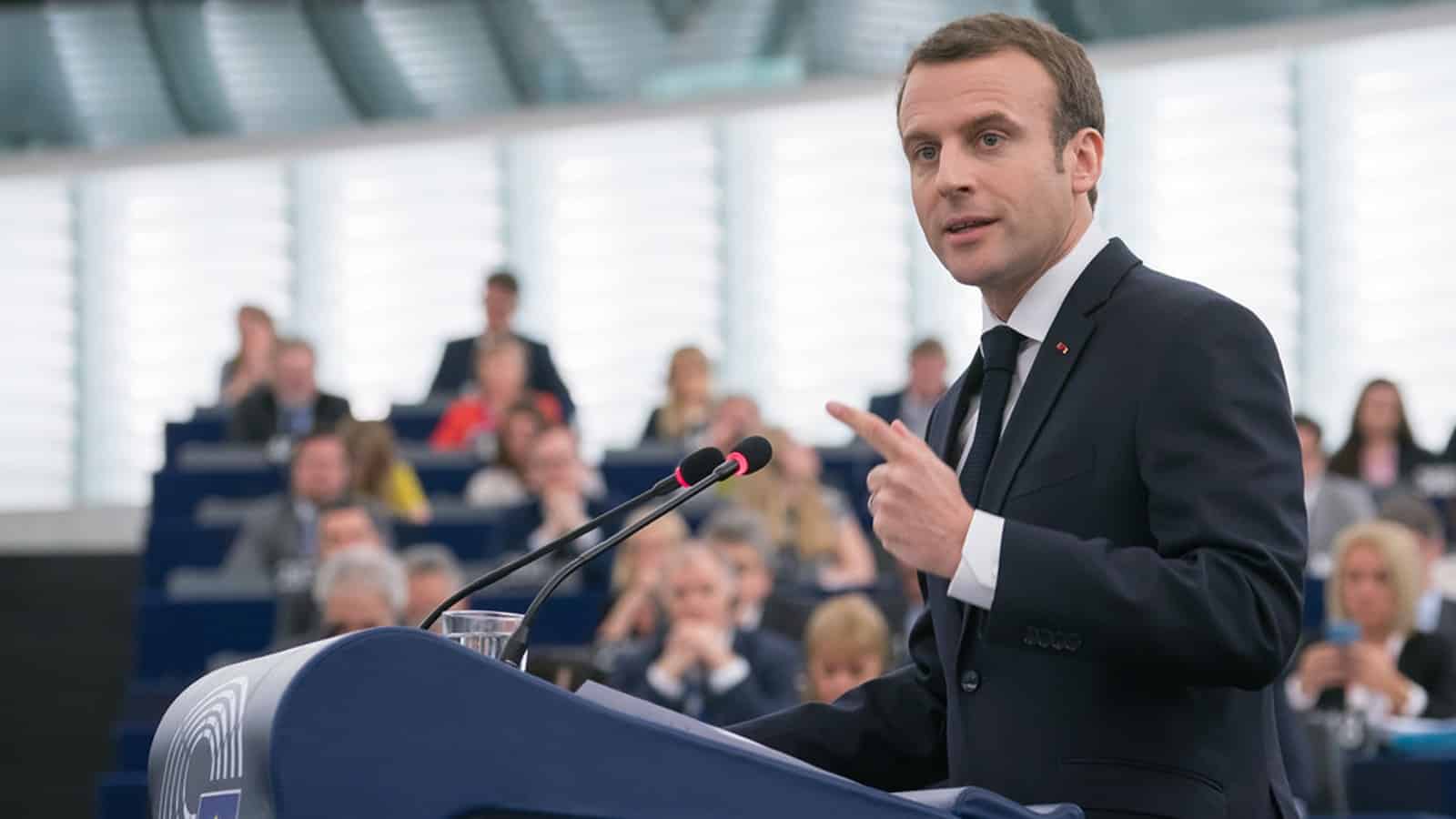 French Presidential candidate Emmanuel Macron