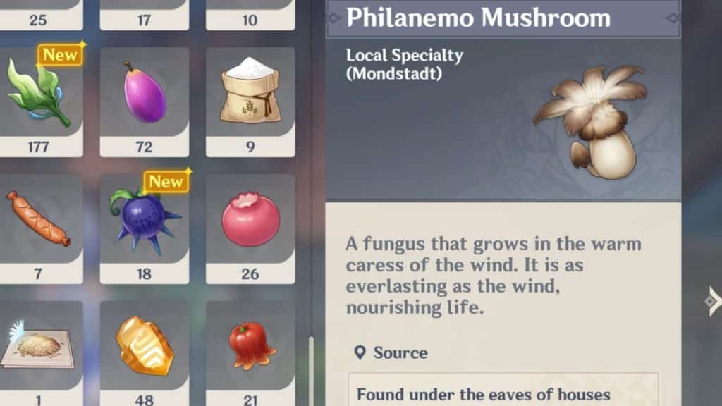 Philanemo Mushroom description