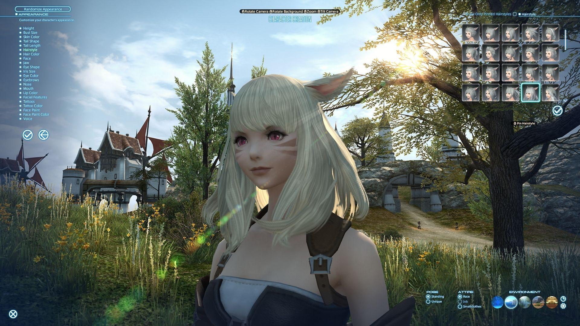 creating a character in final fantasy 14