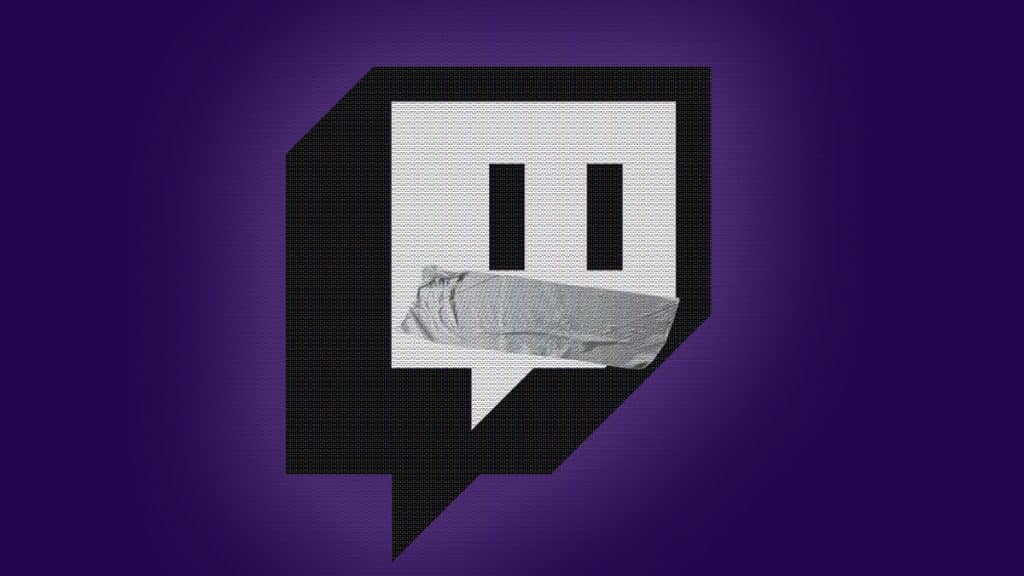 twitch with mouth ductaped