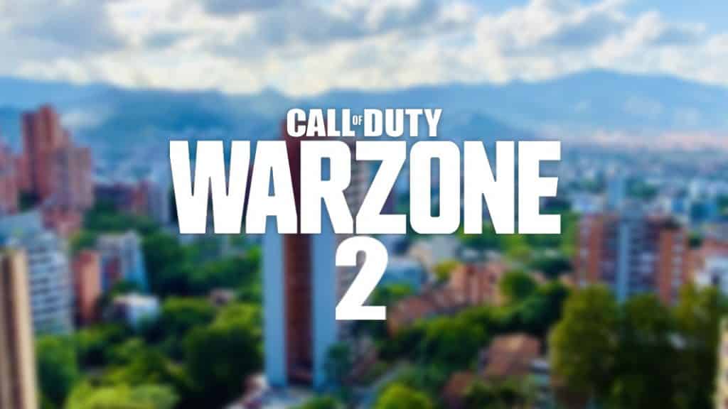 Medellin image with Warzone 2 logo