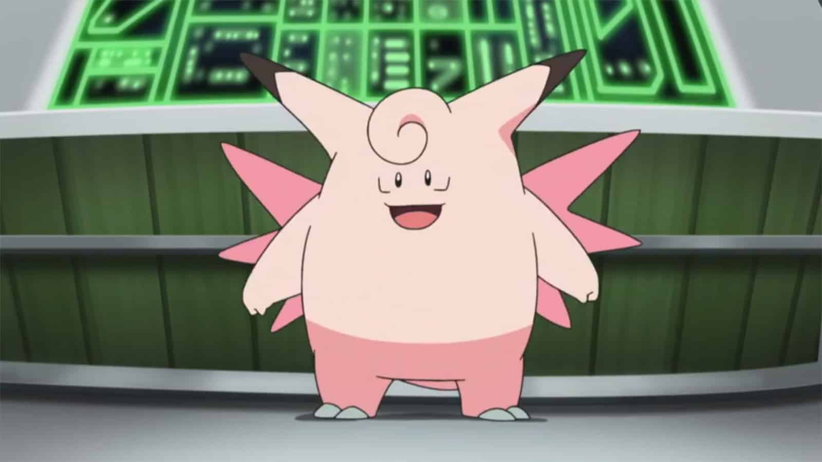 The Fairy-type Clefable in Pokemon