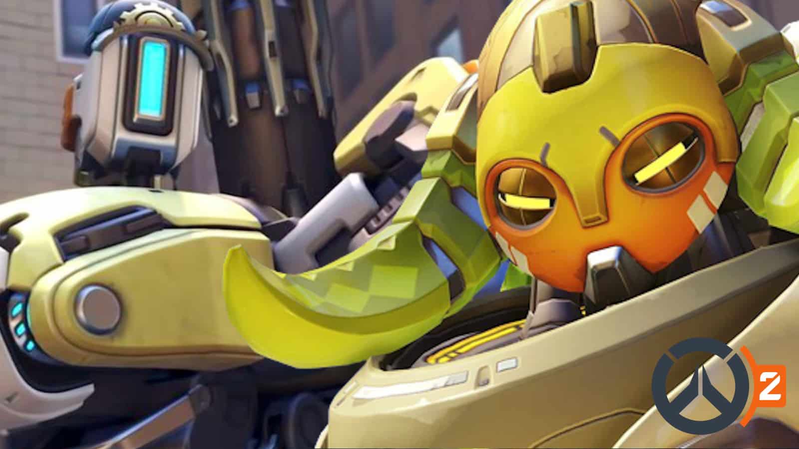 Orisa an Bastion in Overwatch 2