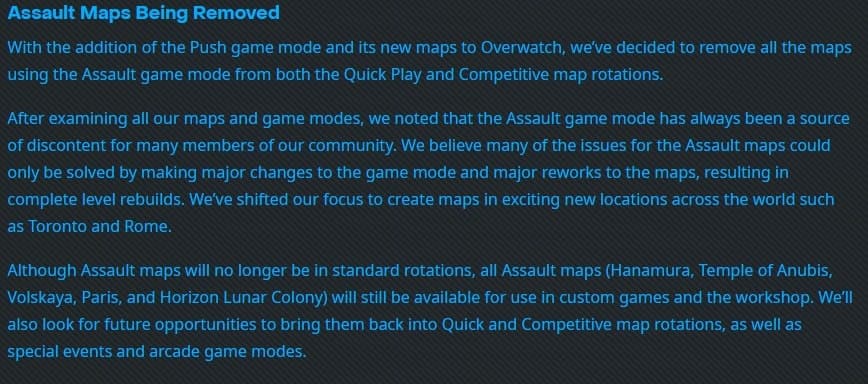 blizzard on 2cp maps