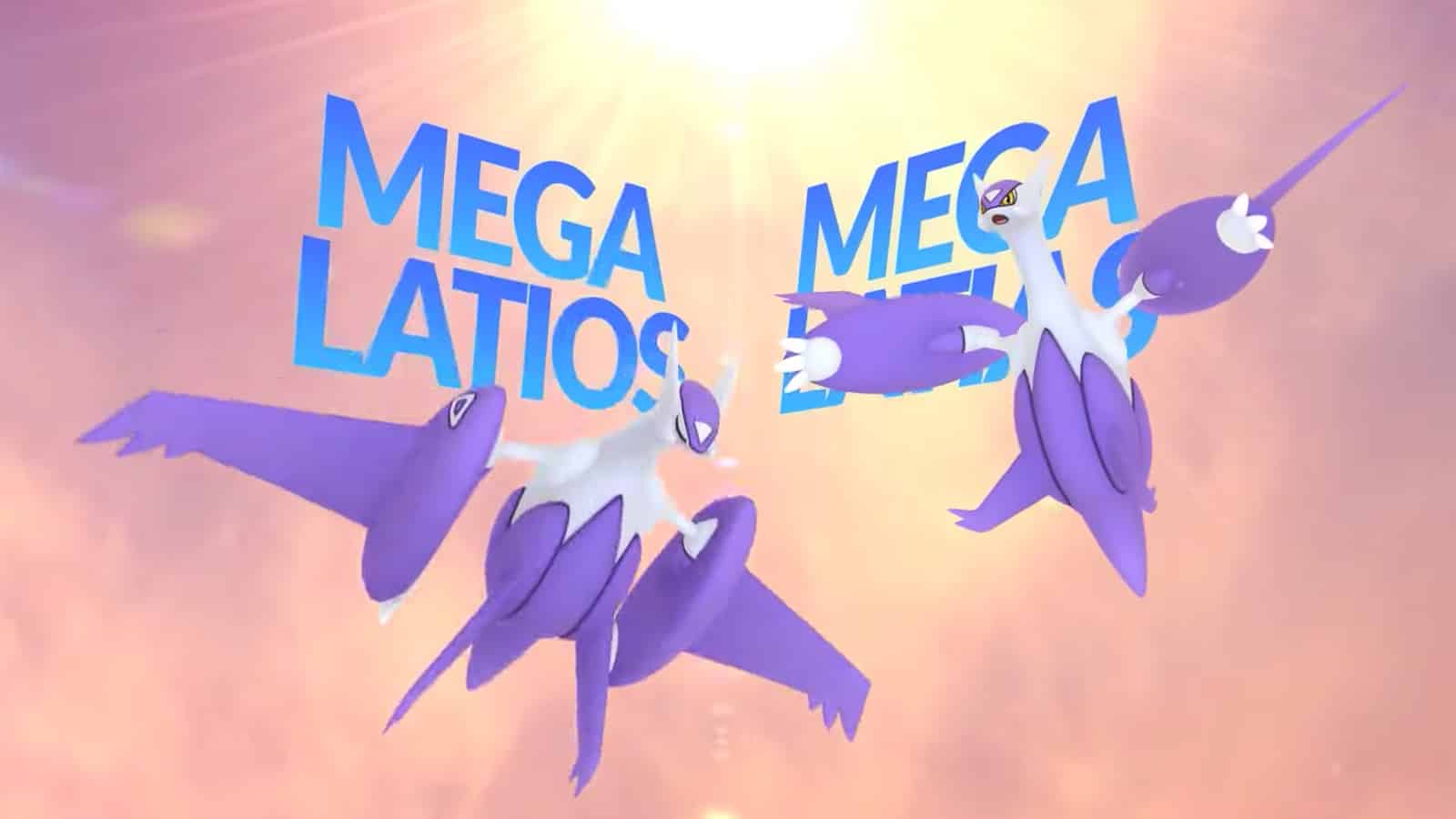 Mega Latios and Latias in Pokemon Go